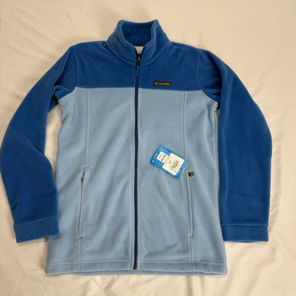 Columbia Two-Tone Blue Fleece Jacket